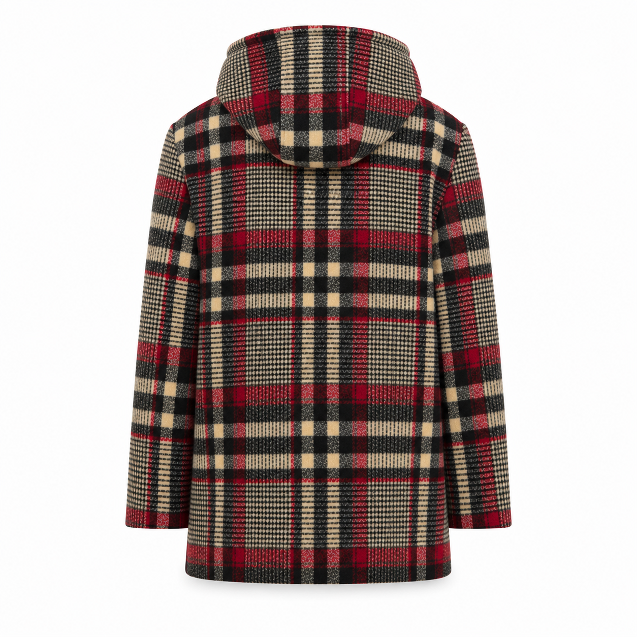 Cappotto SPORTBACK - Cream/Red/BLACK Square