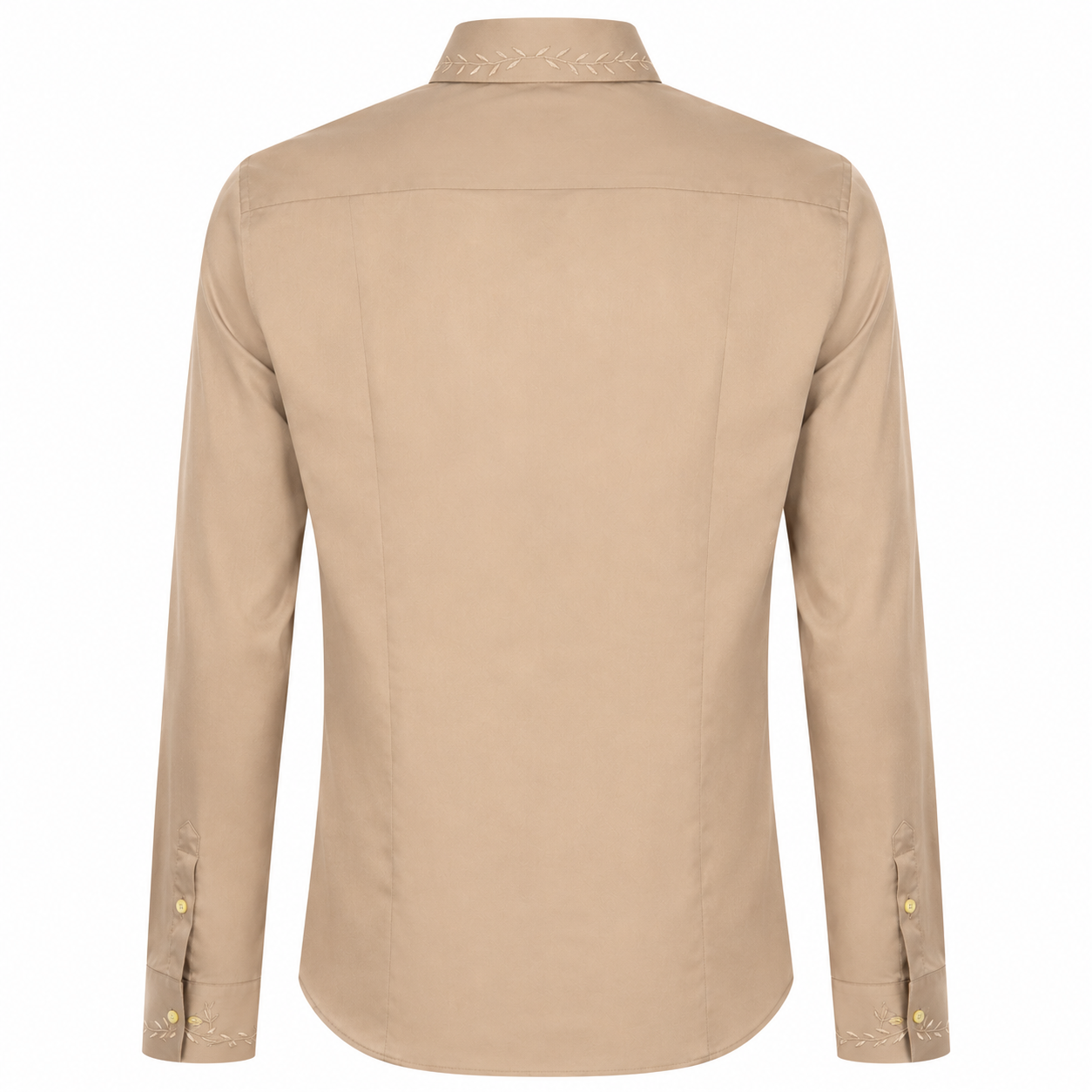 Camicia Beige Ricamo Fiore