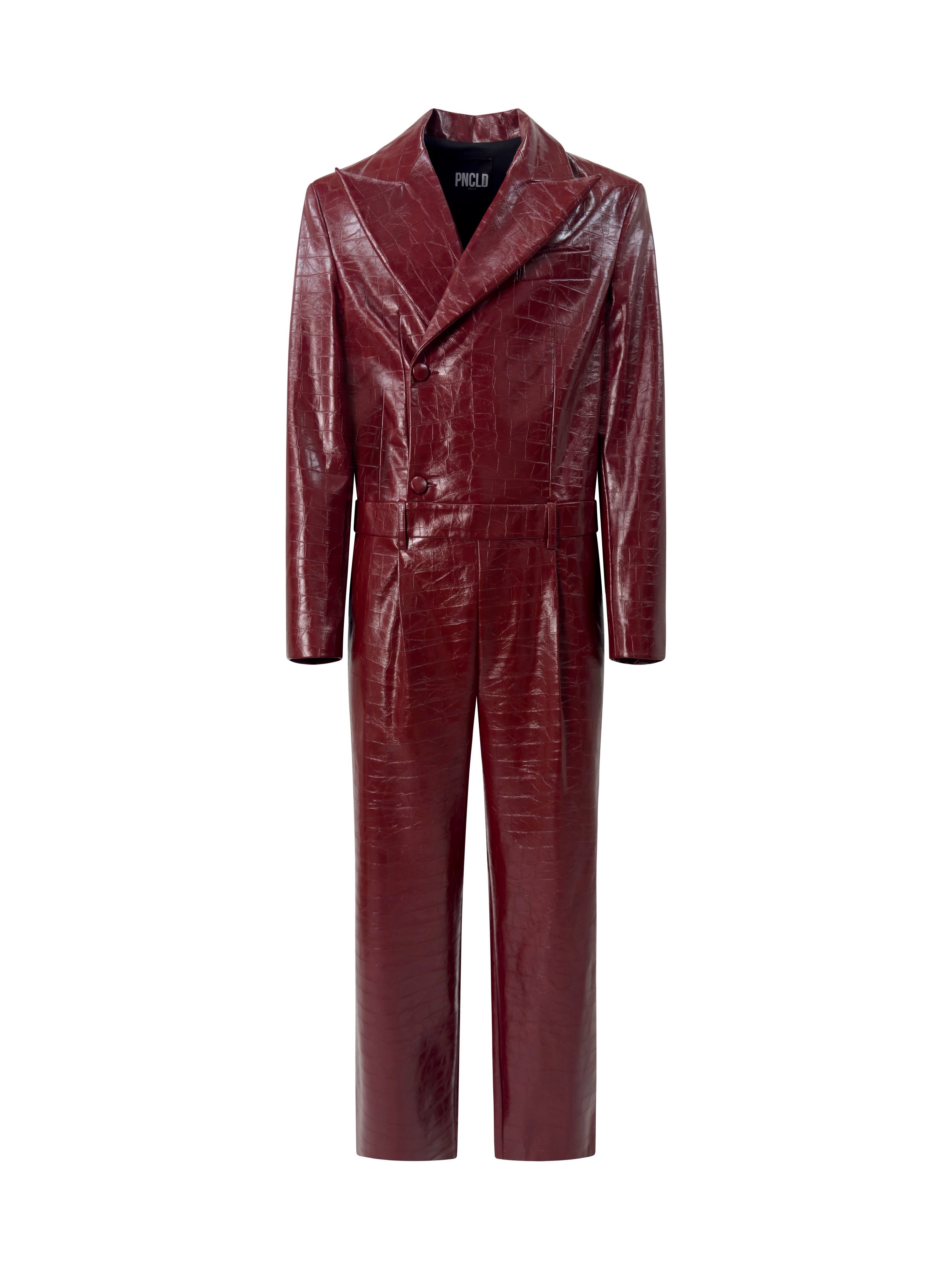 Tuta Blazer Eco Coccodrillo Bordeaux