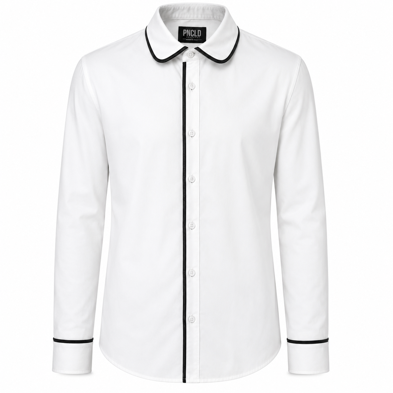 Camicia BEATLES - Weiß/Schwarz