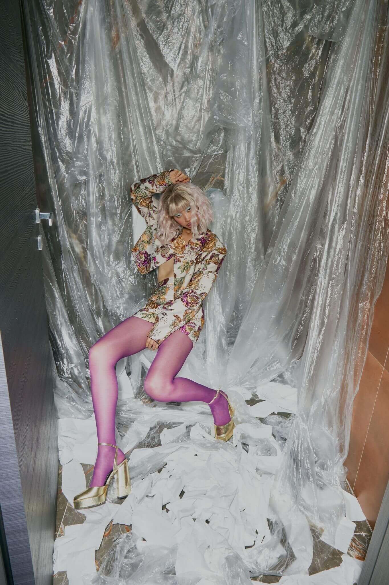 Minigonna Vita Alta Barocco