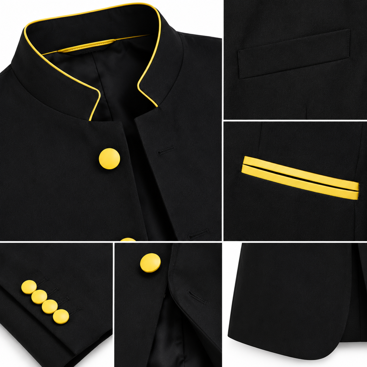 Chaqueta GENESIS - Contraste negro/amarillo