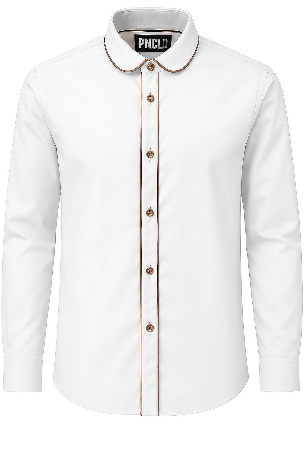 Camicia LENNOX - White/Mud Line