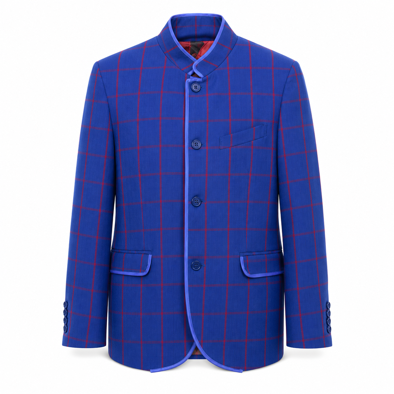 GENESIS Jacket - Blue Square Red Line