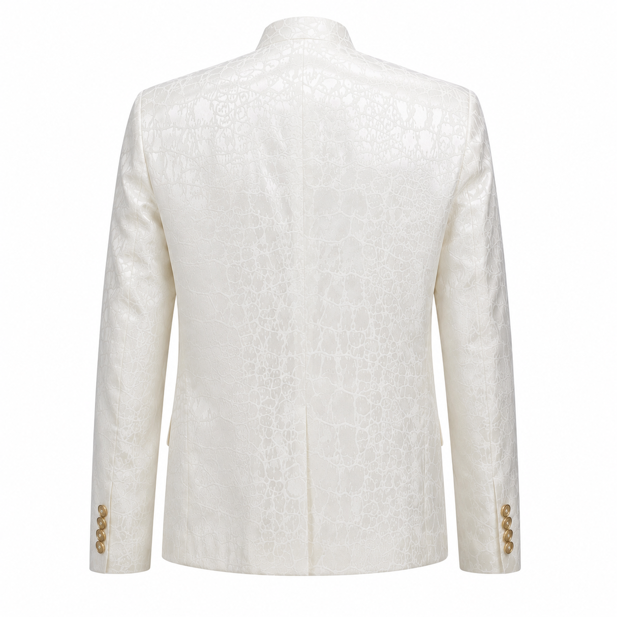 Giacca Queen White Hammered