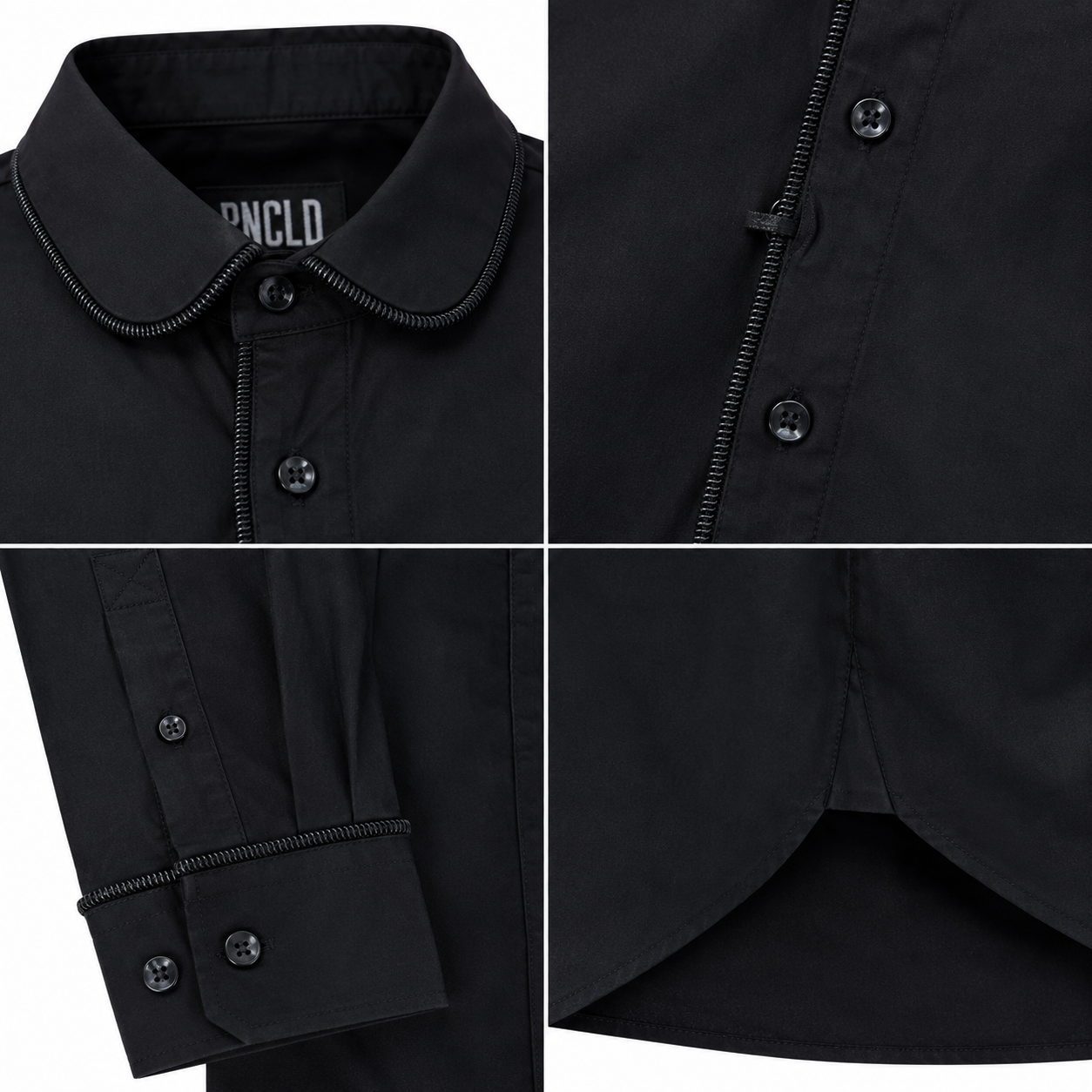 Camicia BEATLES - Schwarz/Schwarz