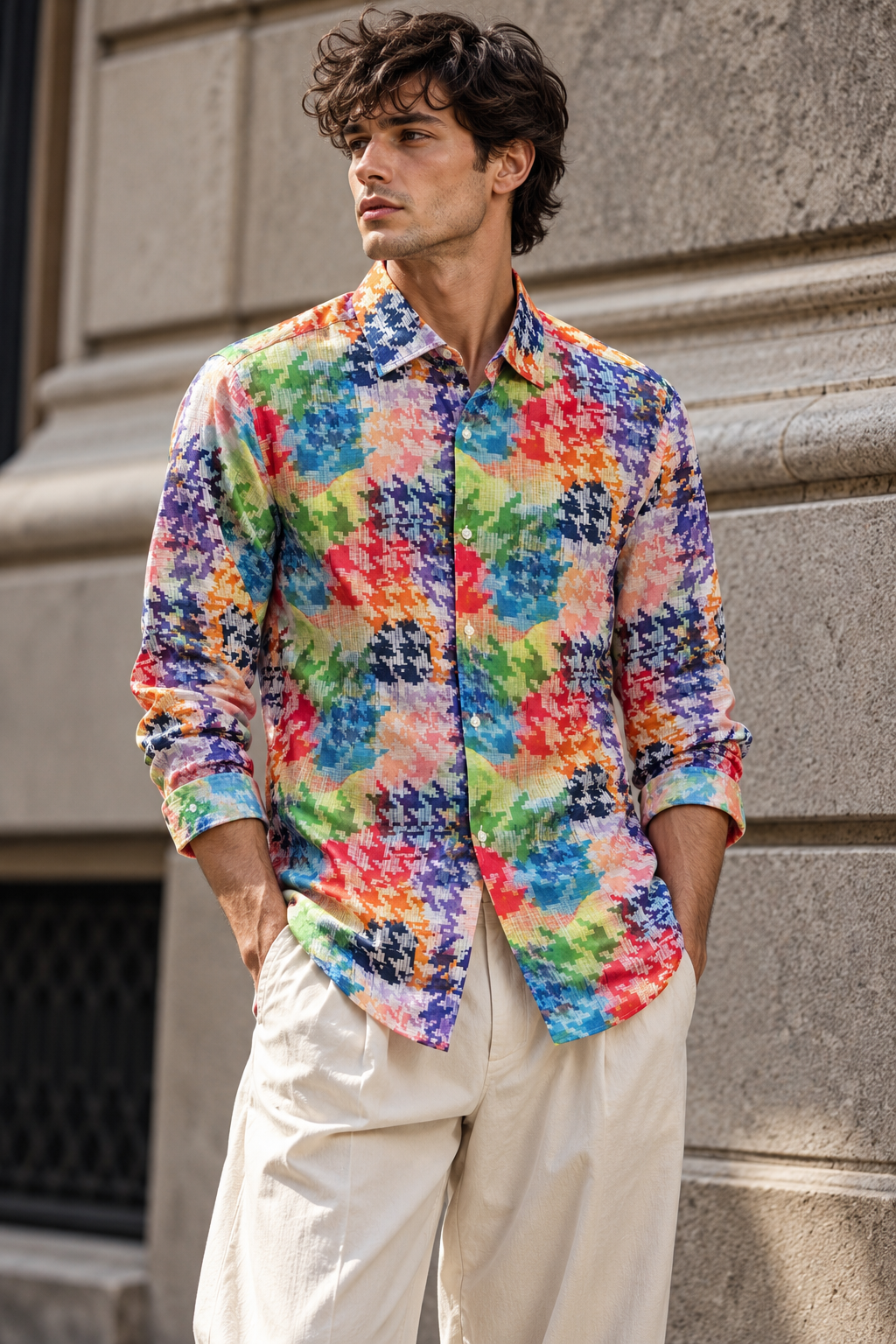 Camisa WHITESNAKE - Ajedrez Multicolor CN
