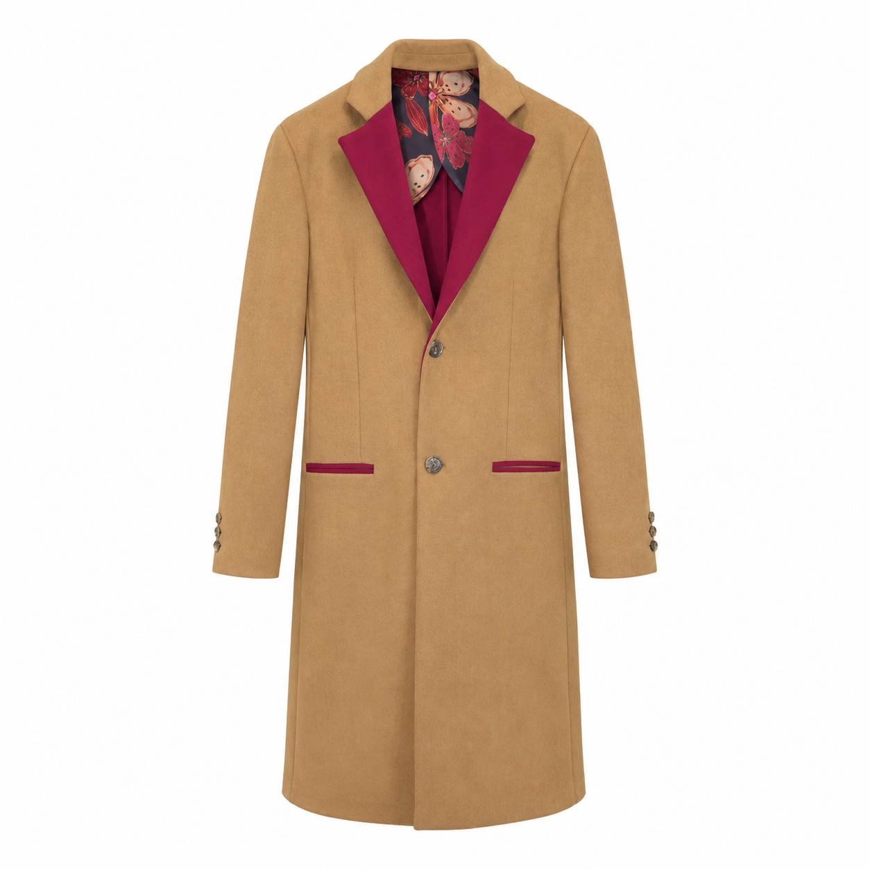 Cappotto Bale Beige Red