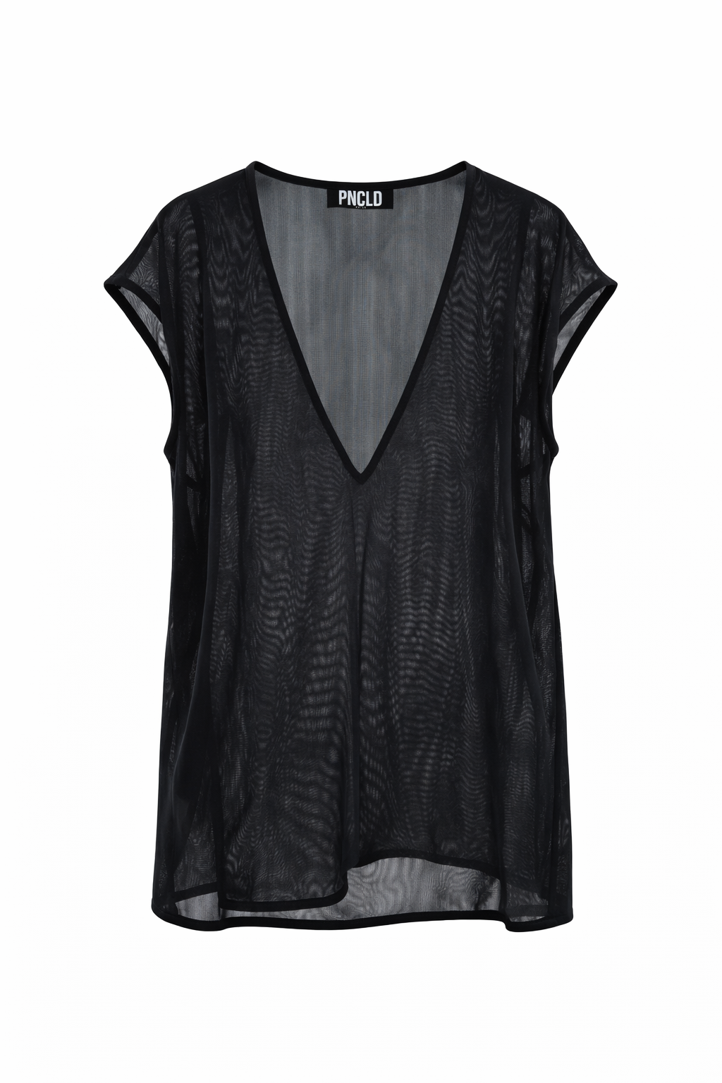 Shirt Gilet Tulle Nera