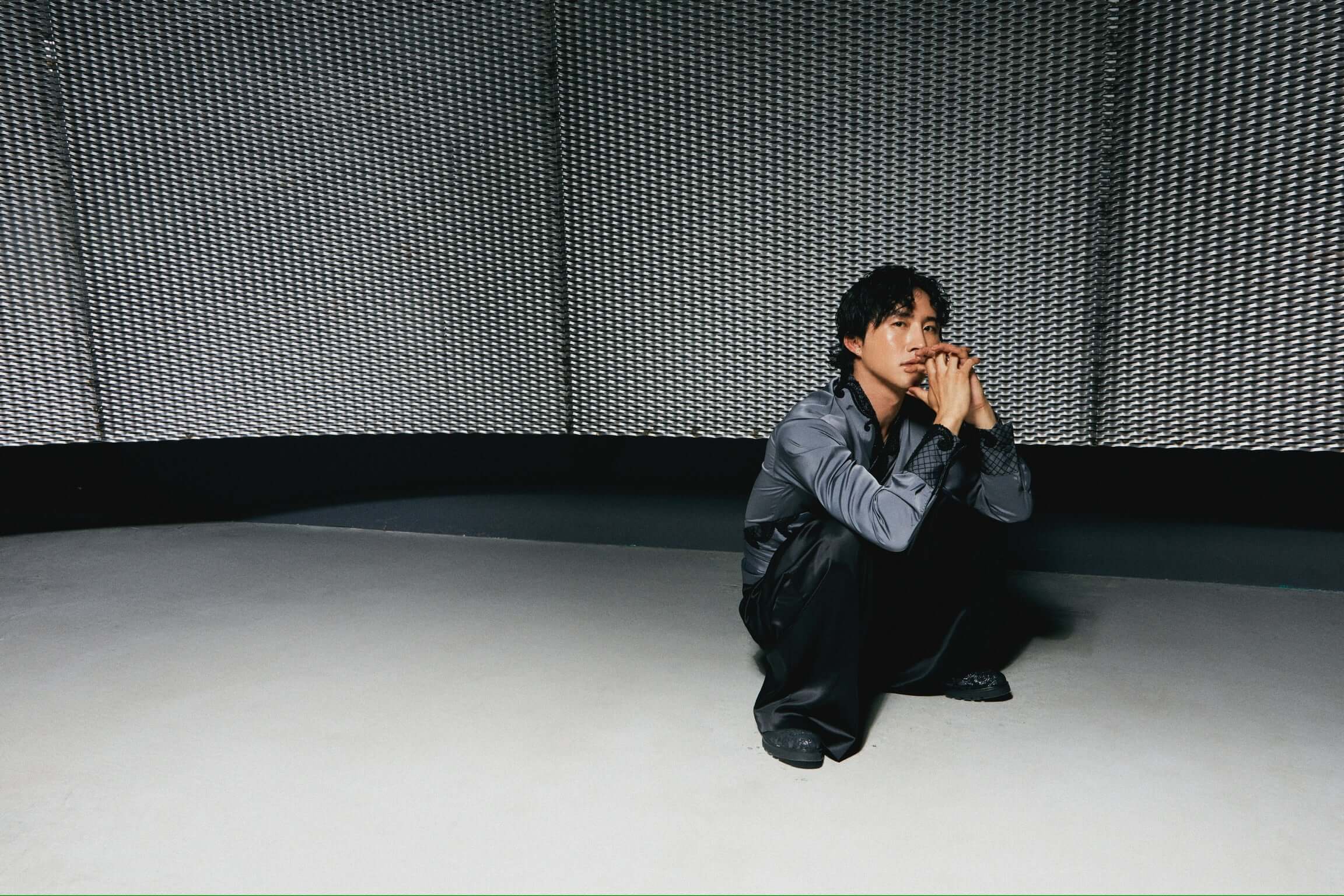 Camicia Kimono Raso Ricamo