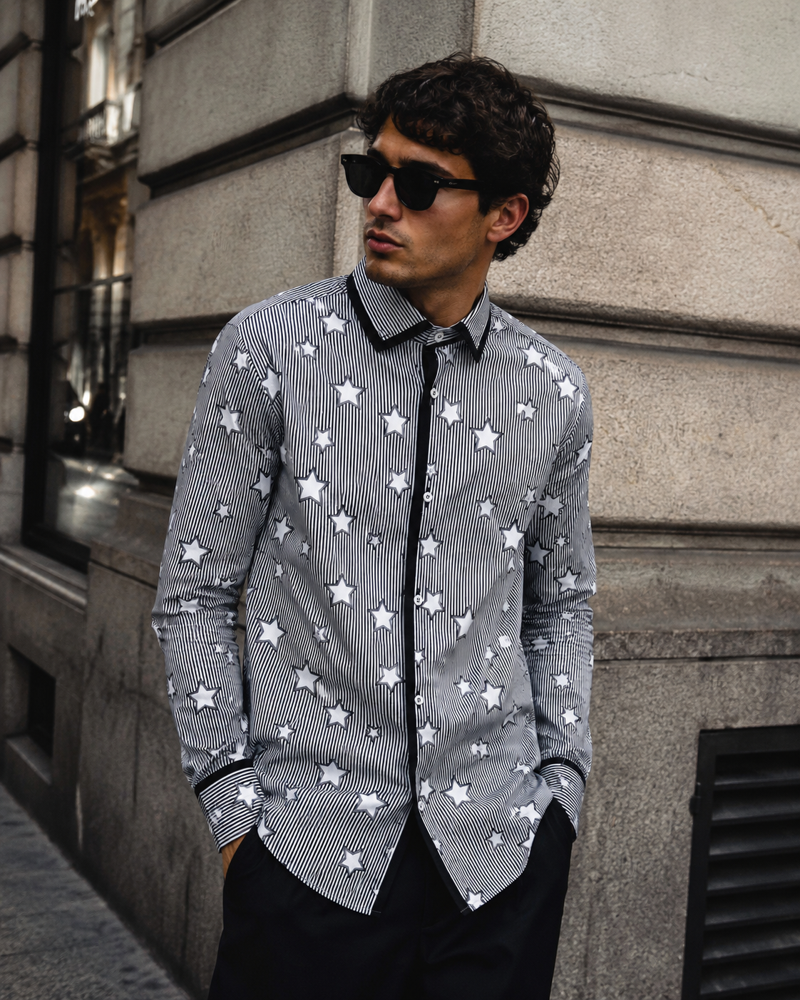 Camicia WHITESNAKE- Black Star Black Line CN