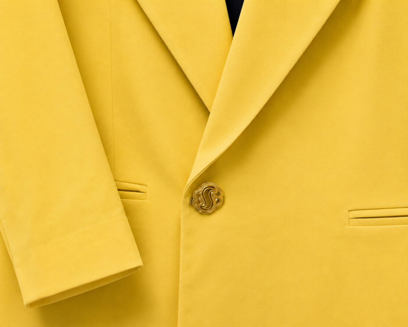 Giacca Rever Sceso Giallo