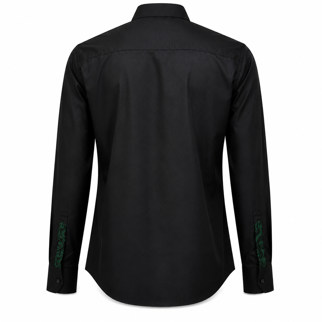 Camisa HADDAWAY - Negro/Verde Barroco