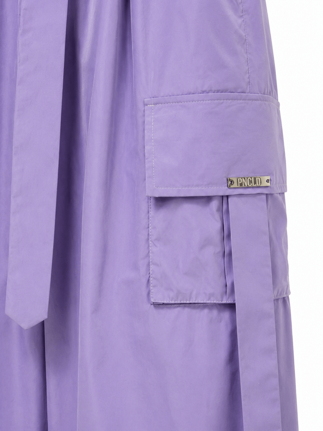 Pantalone Cargo in Nylon Lilla