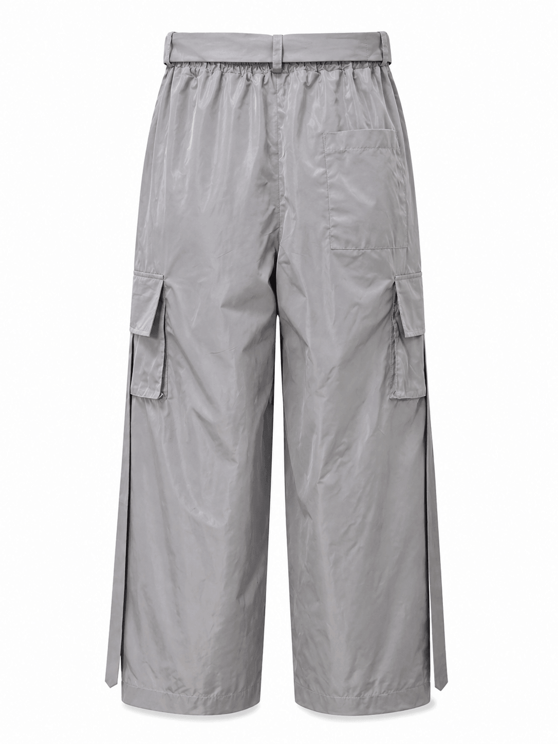 Pantalone Cargo in Nylon Grigio
