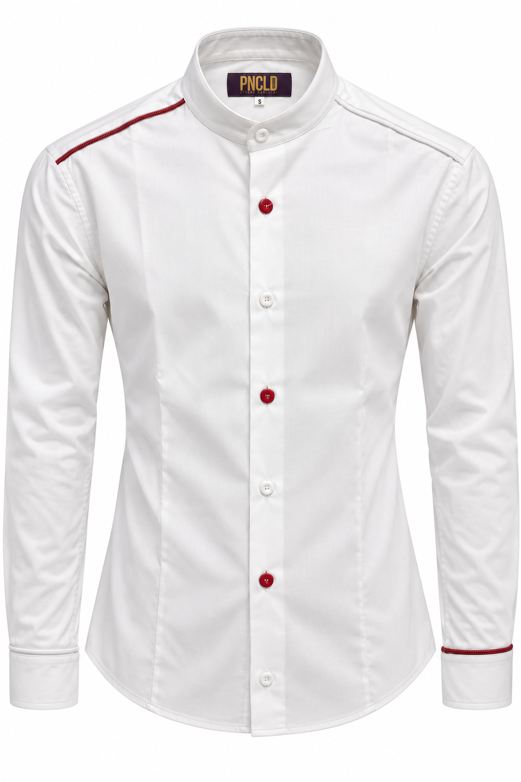 Camicia BEATLES - White/Red-White CC