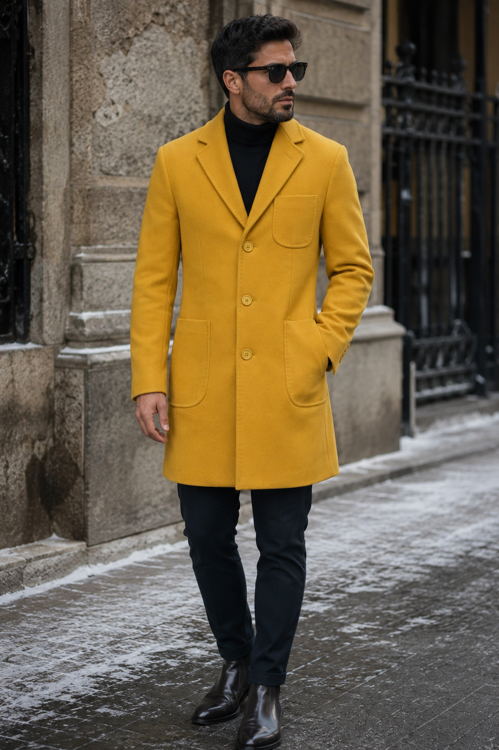 Cappotto Gosling Mustard