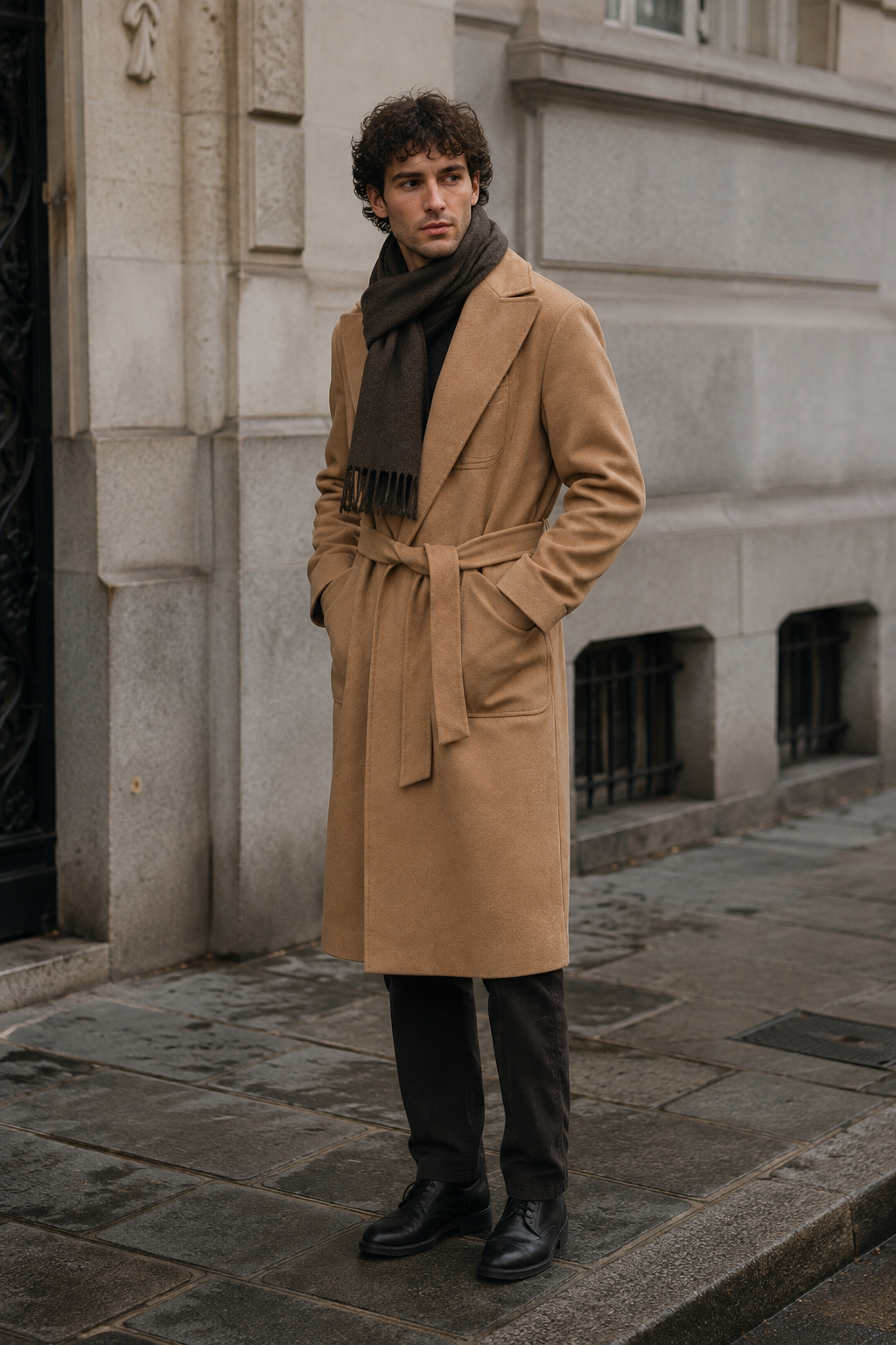 Cappotto Baker Cammello