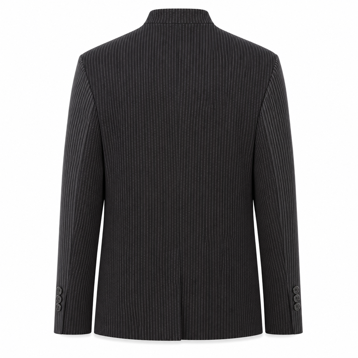 Chaqueta GENESIS - Contraste gris oscuro a rayas