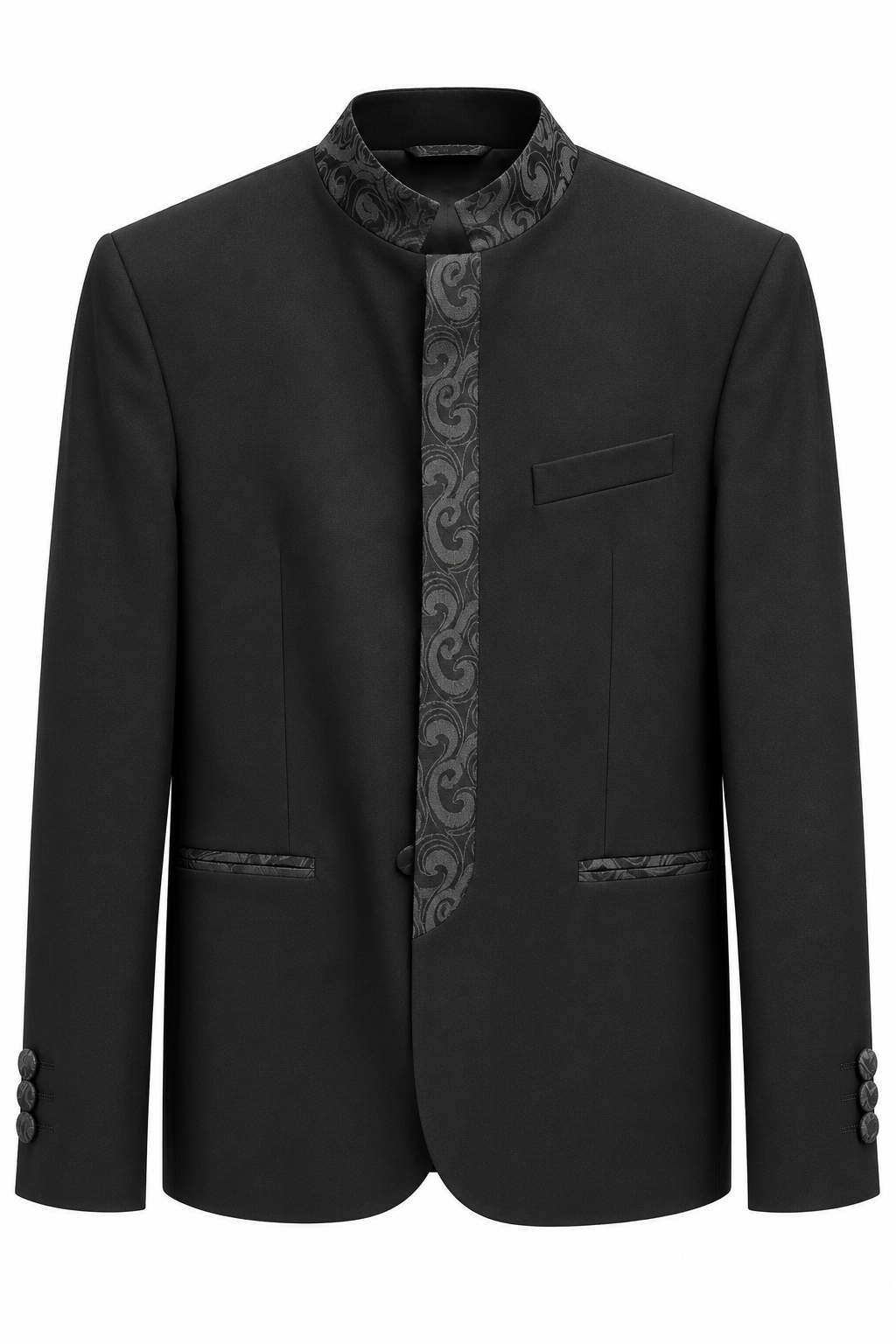 Veste GENESIS -Noir/Noir Baroque