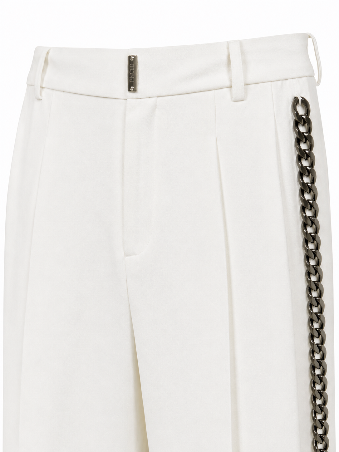 Pantalone Palazzo Bianco con Catena