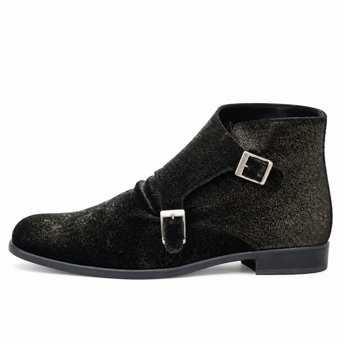 Bottine OASIS - Velours Doré Glitter