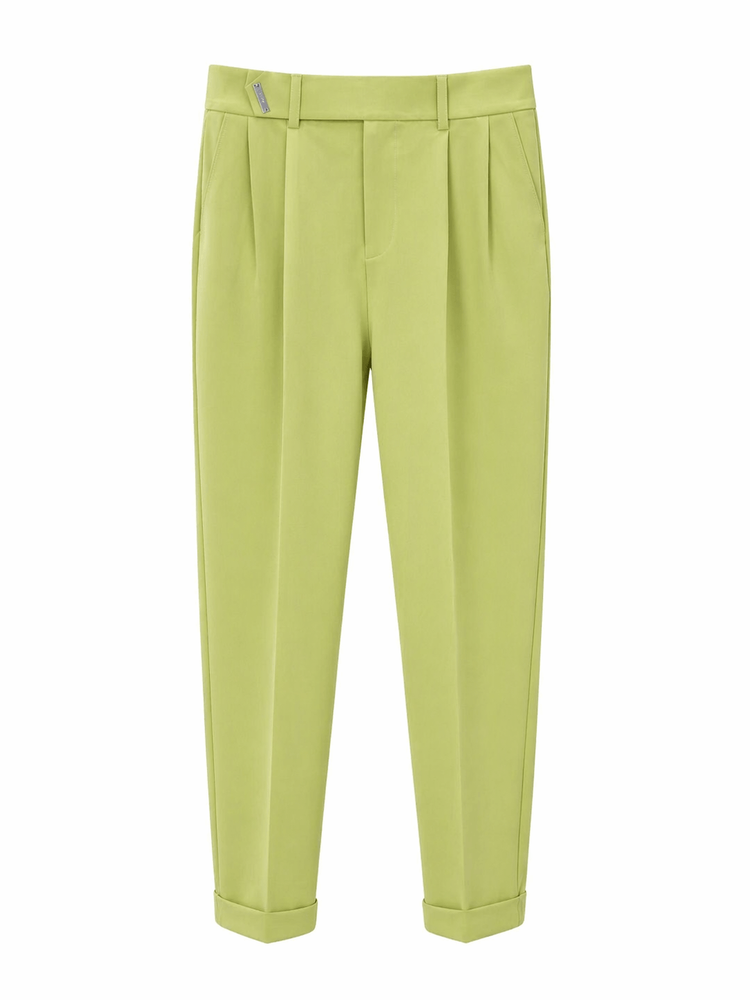 Pantalone Vita Alta Verde