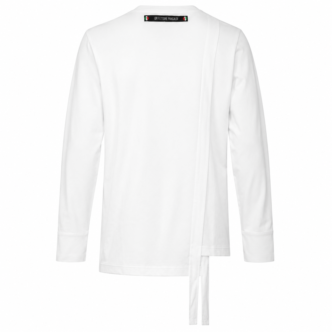 Maglia Bianca con Lacci Logo PNCLD