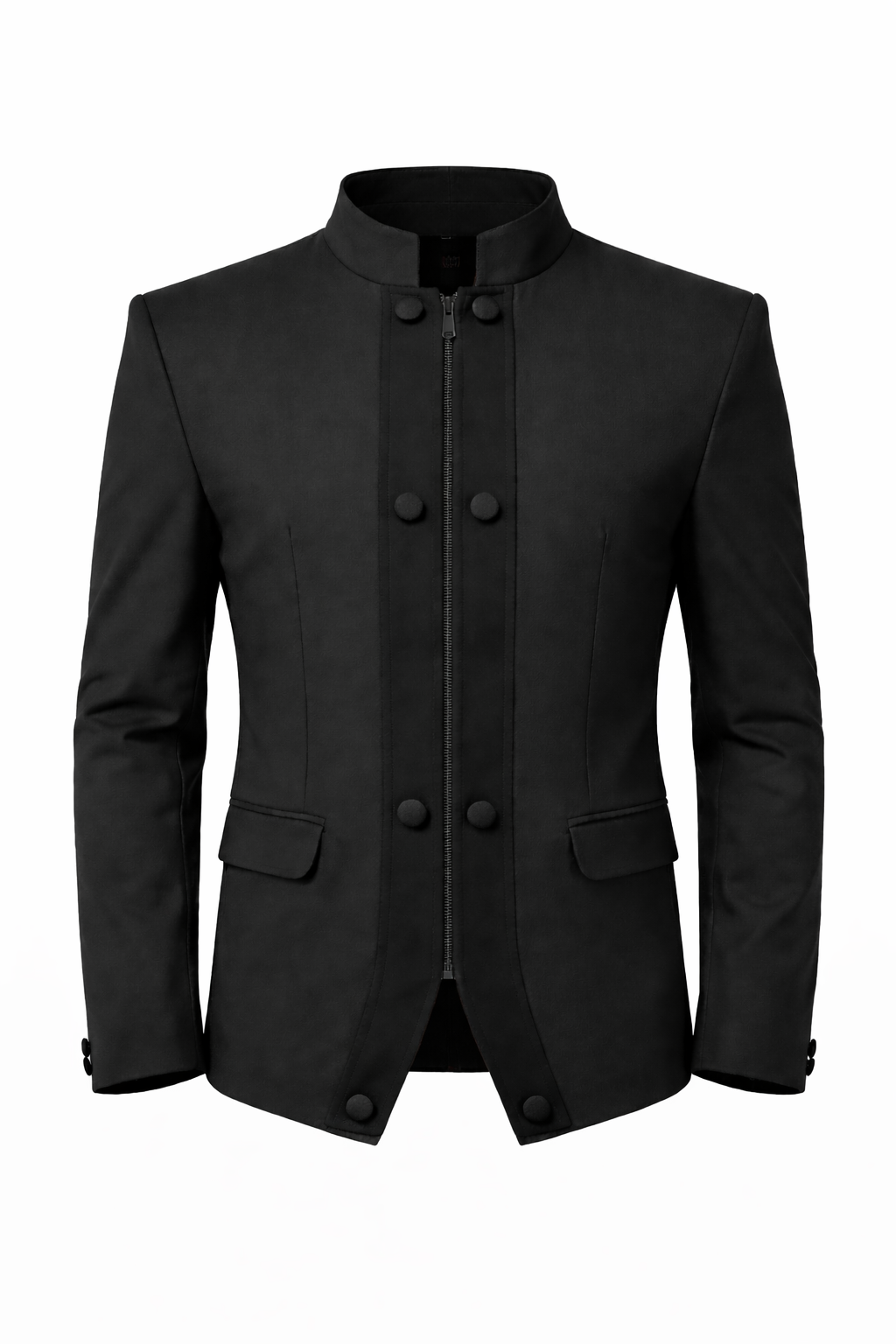 Jacke GENESIS - Schwarz/Schwarz Breiter Streifen