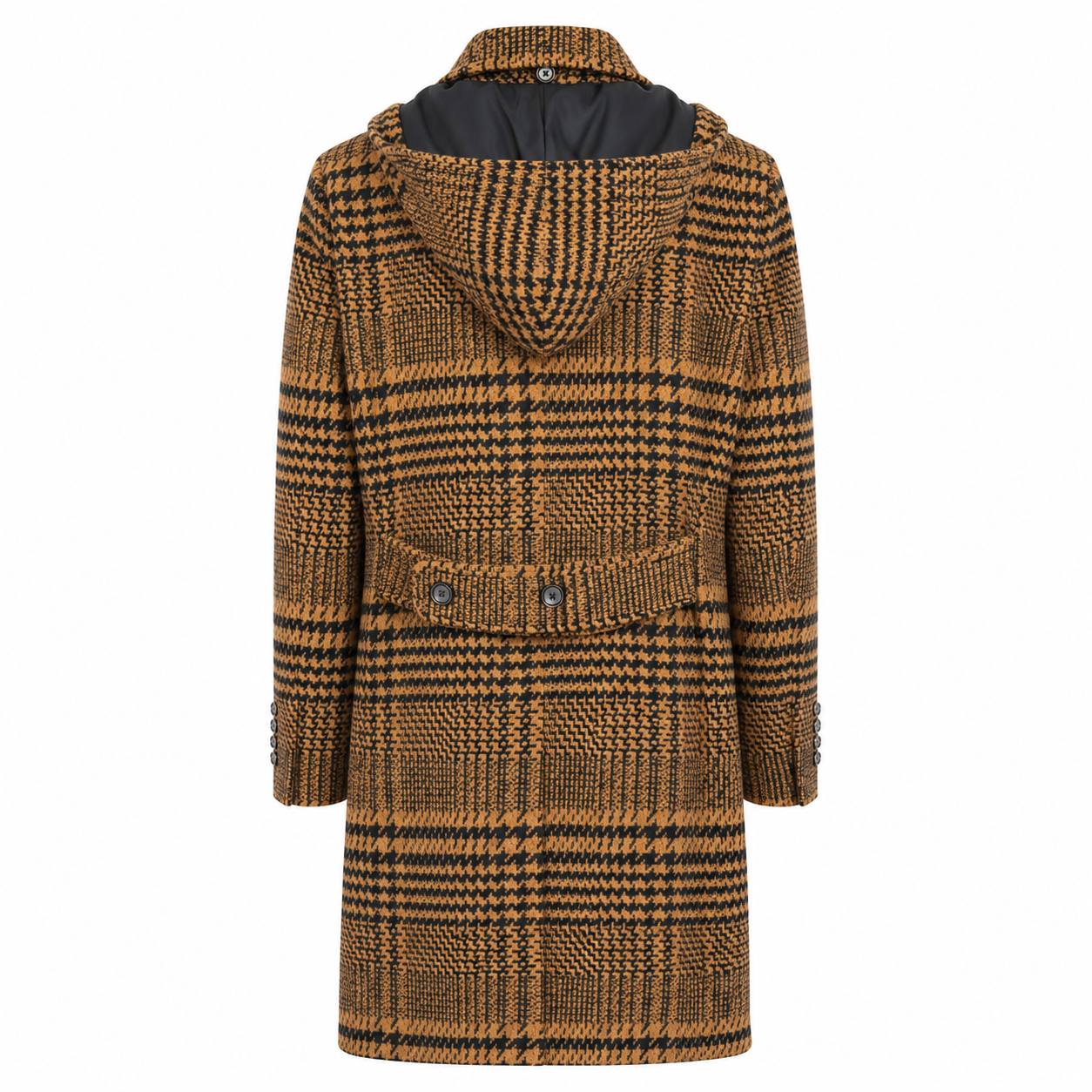 Cappotto DEEP - Brown Square Black Line