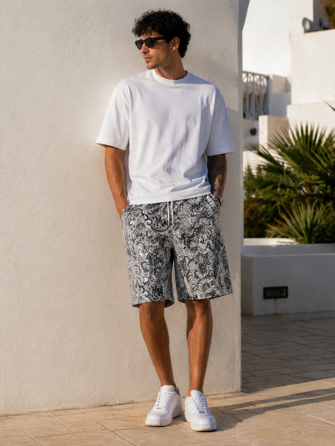 Bermuda Barocco Black & White