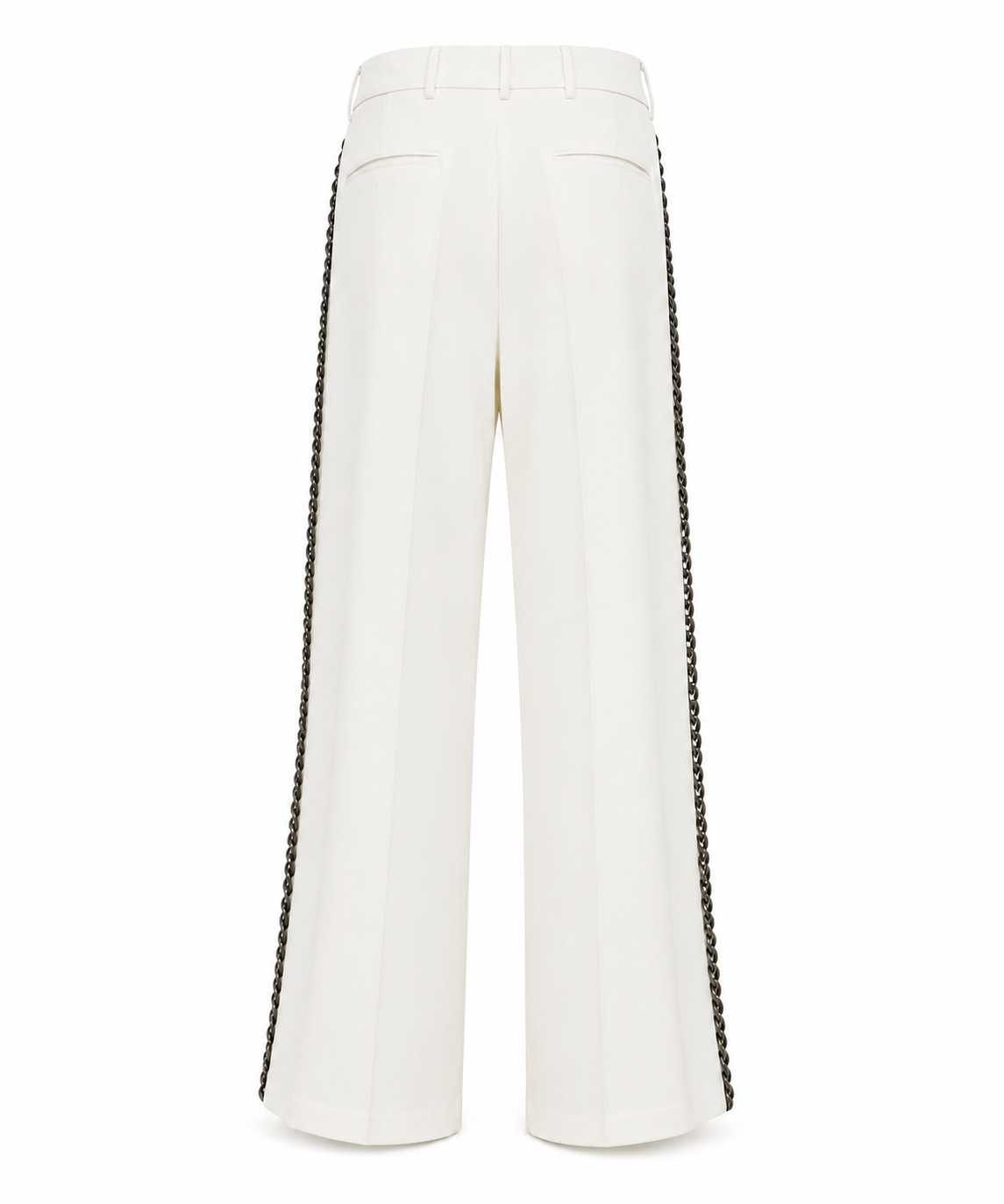 Pantalone Palazzo Bianco con Catena