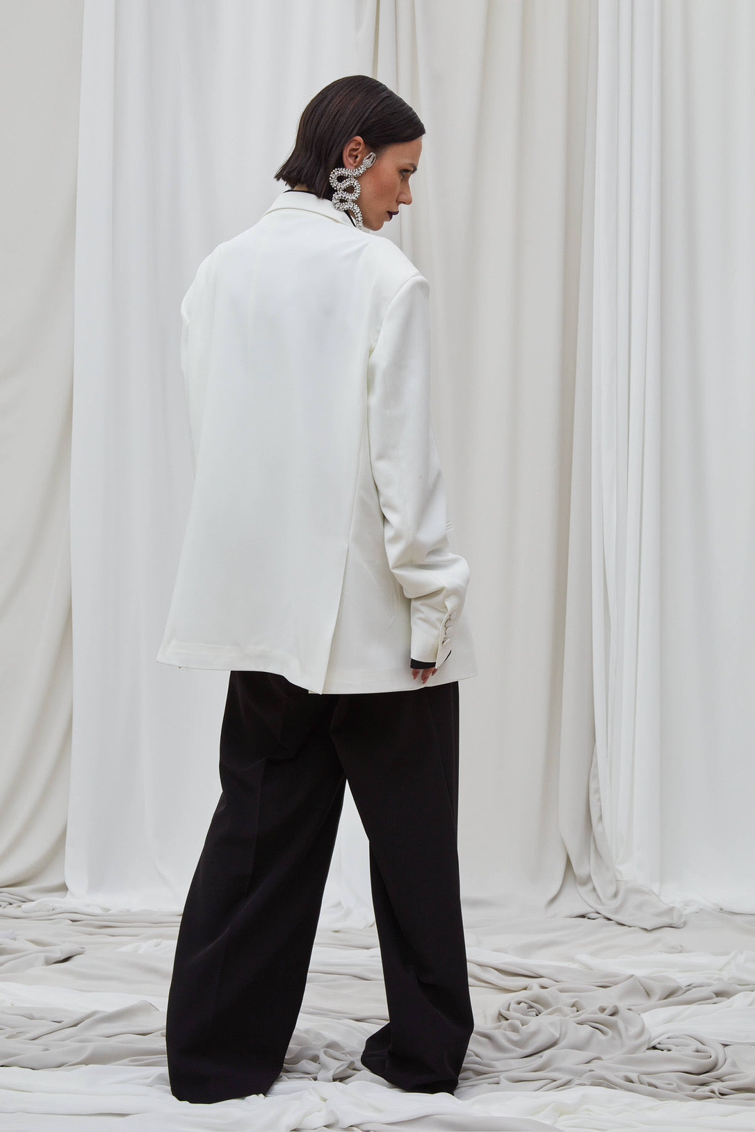 Veste oversize blanche