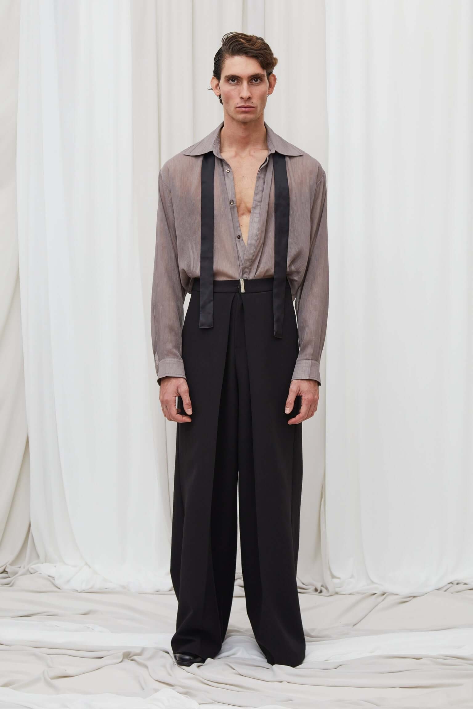 Pantalone Peance Piegone Nero 