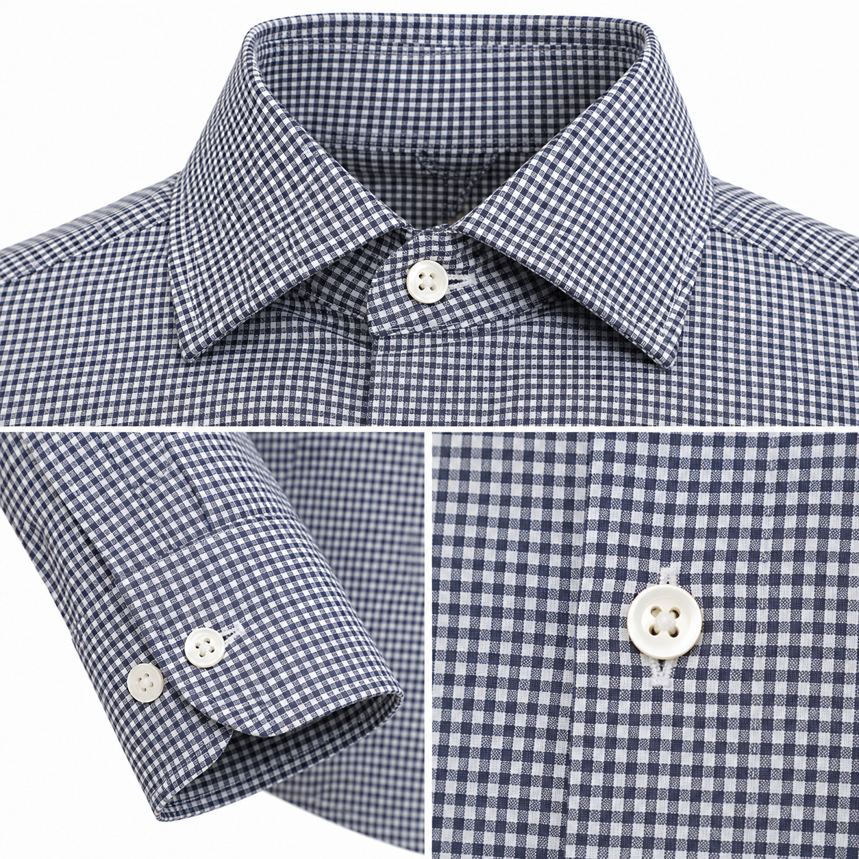 Chemise WHITESNAKE - Bleu Sel et Poivre