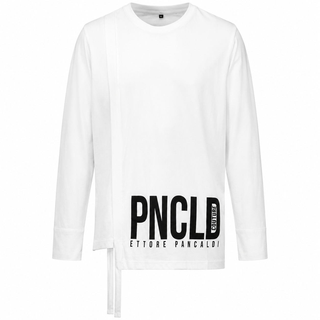 Maglia Bianca con Lacci Logo PNCLD