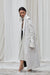 Cappotto Smanicato Lungo Bianco