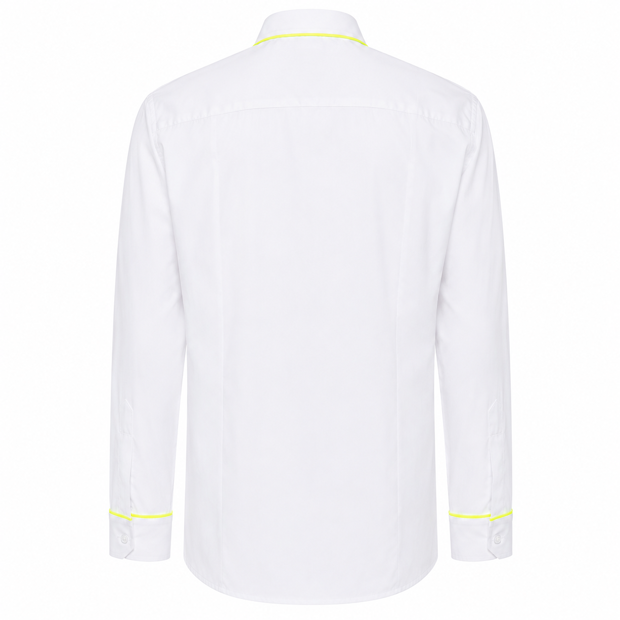 Camicia BEATLES - Weiß/Gelb Fluo