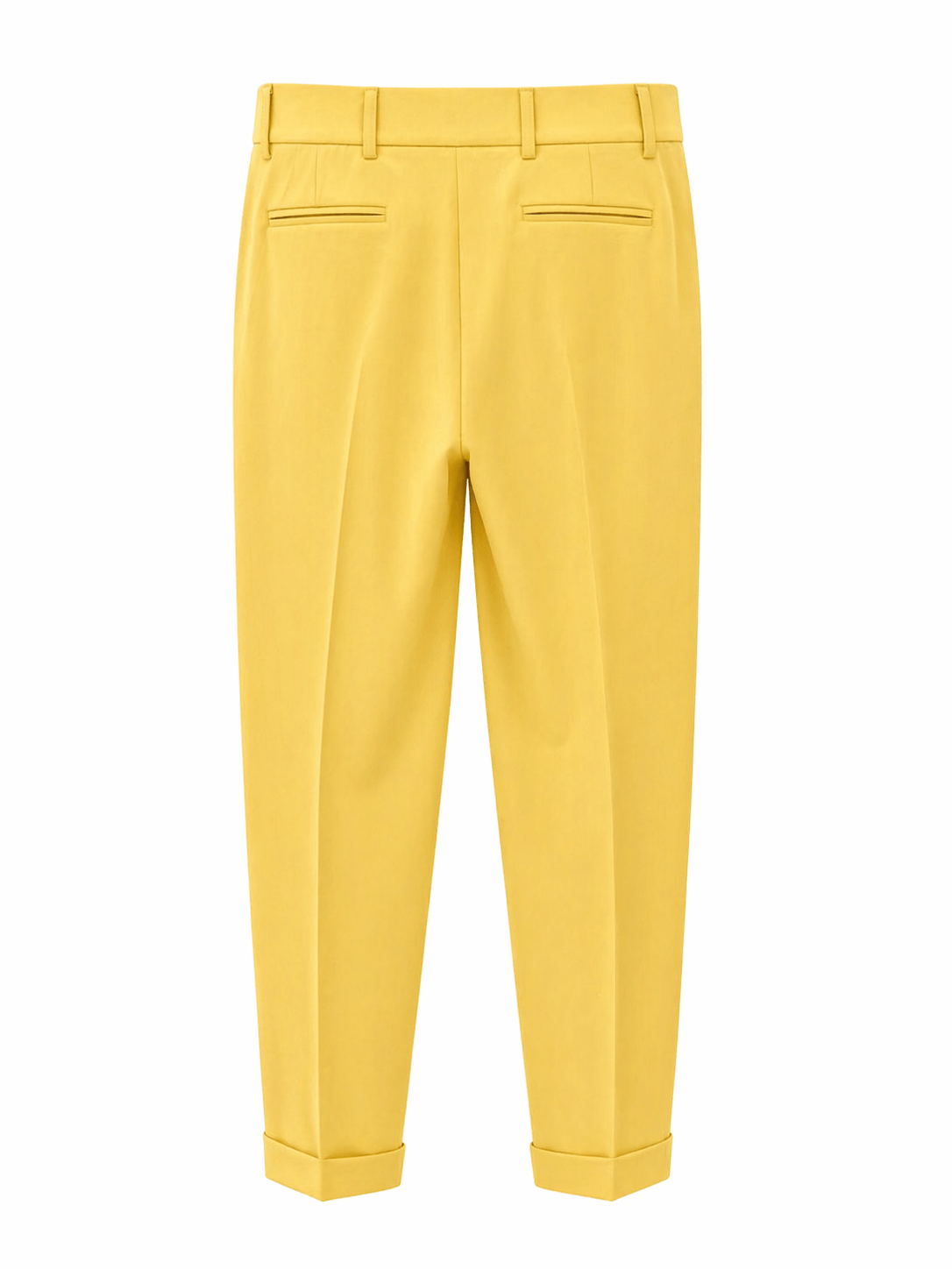 Pantalone Vita Alta Giallo