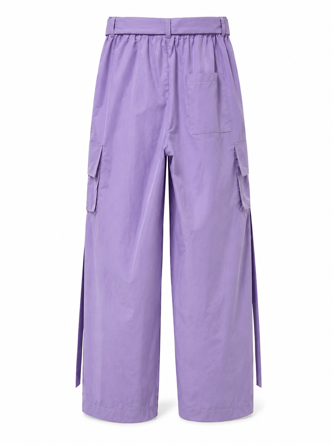 Pantalone Cargo in Nylon Lilla