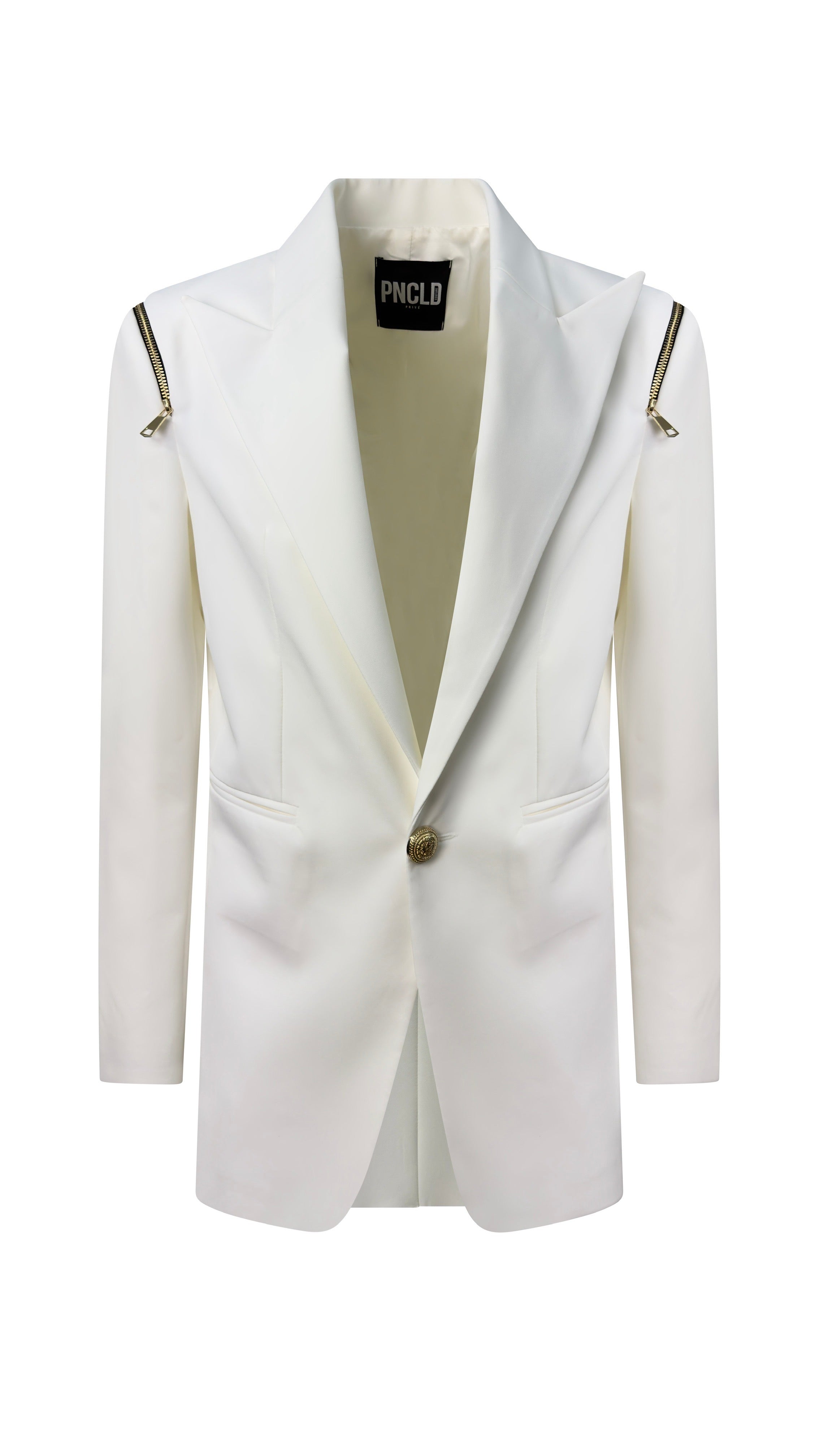 Giacca Lancia Weiß mit Reißverschluss