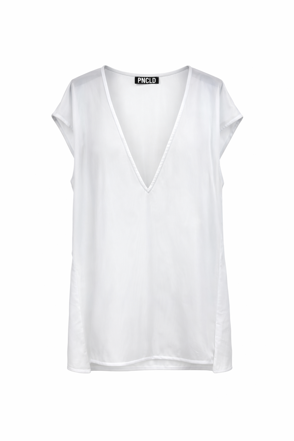 Shirt Gilet Tulle Bianco