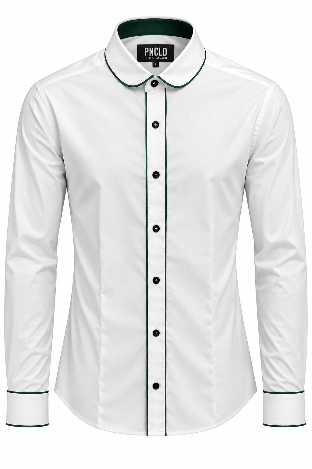 Camicia LENNOX - White/Green Line