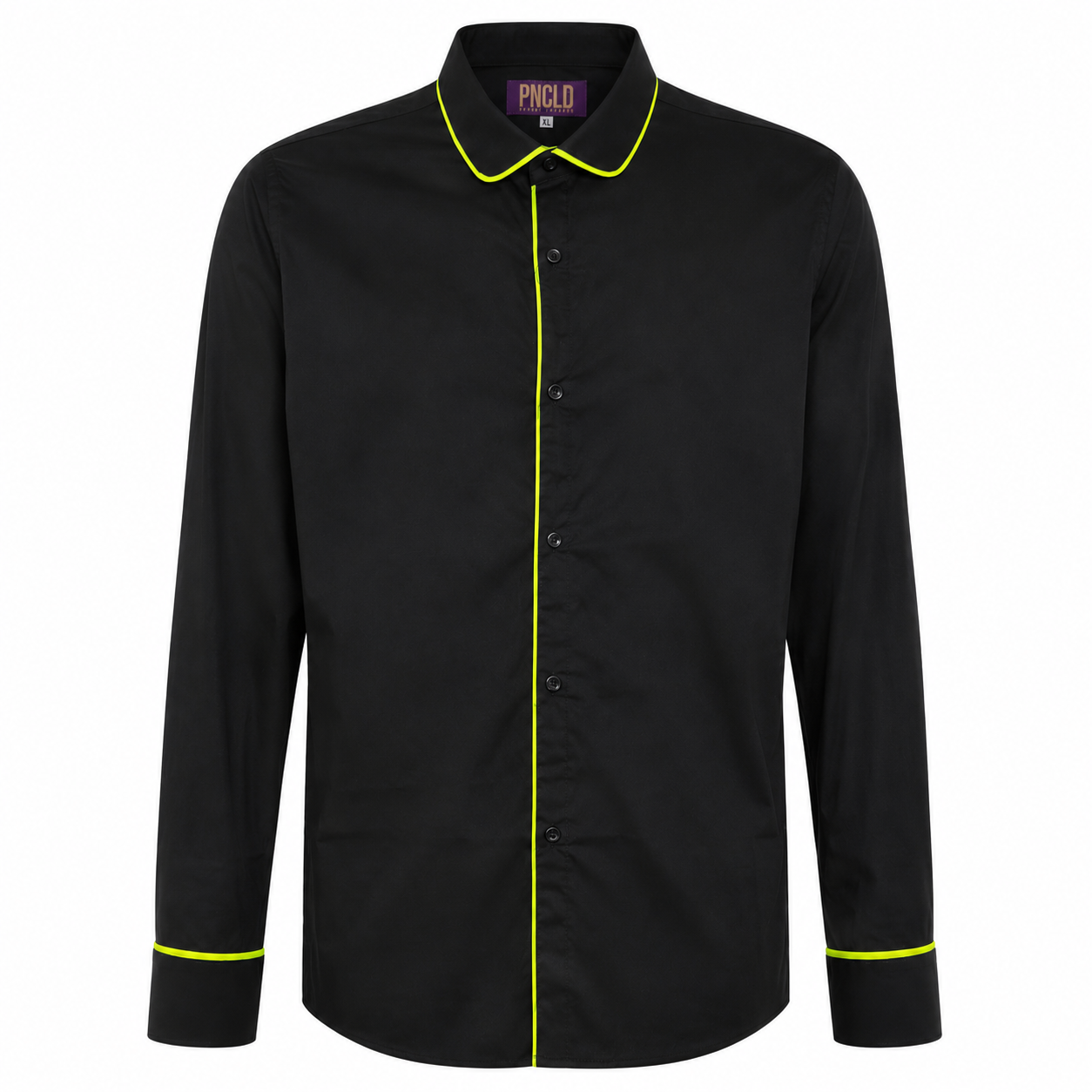 Camicia BEATLES - Schwarz/Gelb Fluo