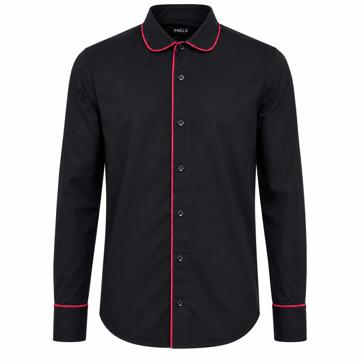 Camicia BEATLES - Schwarz/Rot