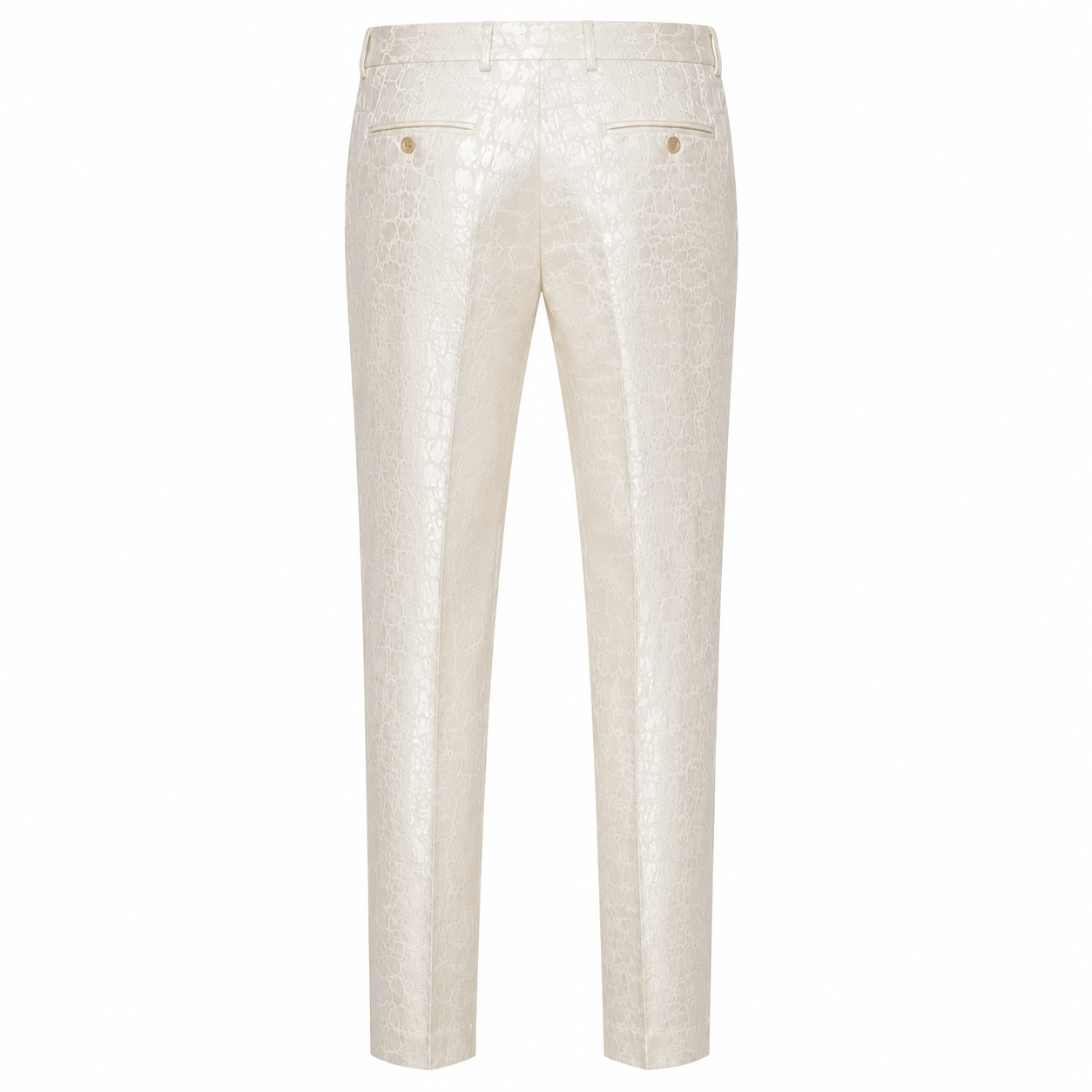 Pantalone White Hammered