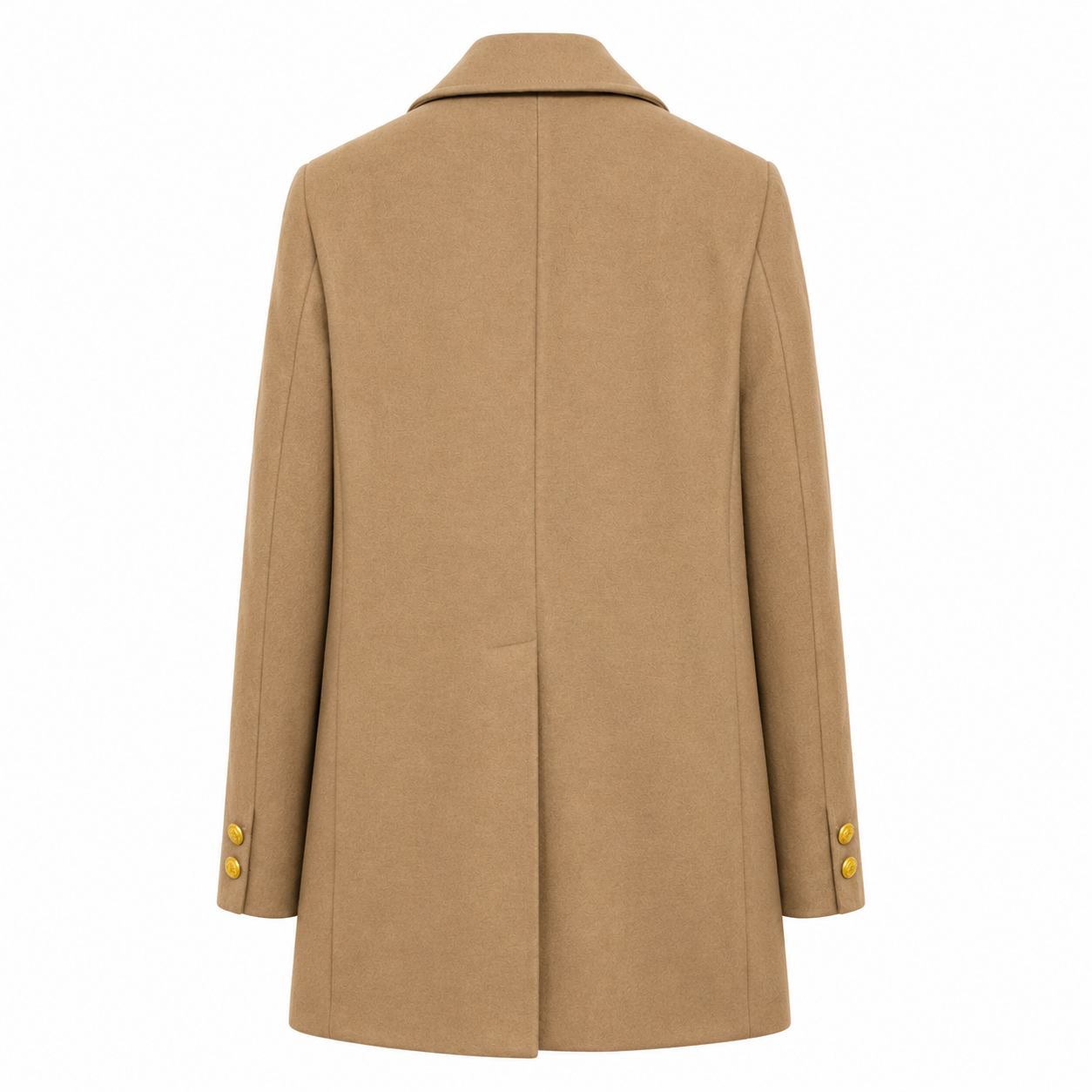 Cappotto Deep Beige Gold Buttons