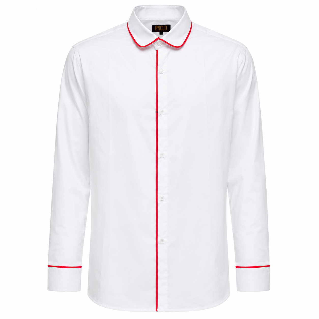 Camicia BEATLES - Weiß/Orange Fluo