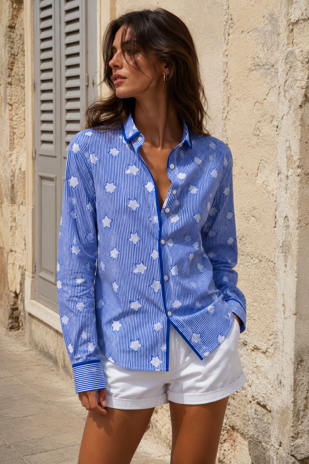 Chemise WHITESNAKE - Blue Star Blue Line CN