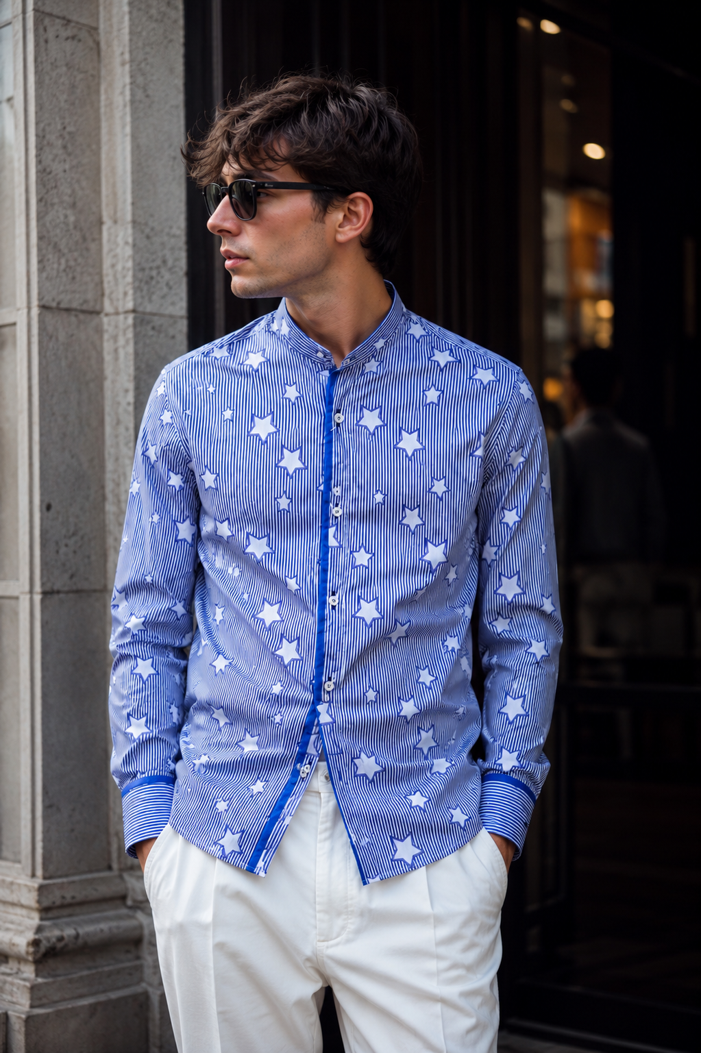 Camicia WHITESNAKE - Blue Star Blue Line CC